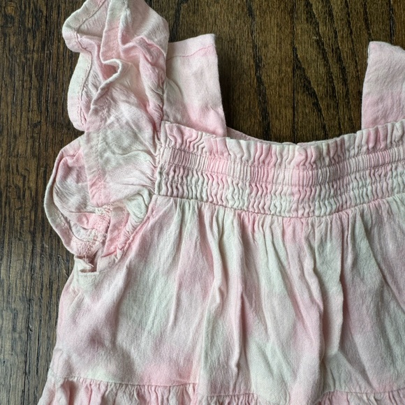 Baby girl blush plaid dress - Picture 4 of 5